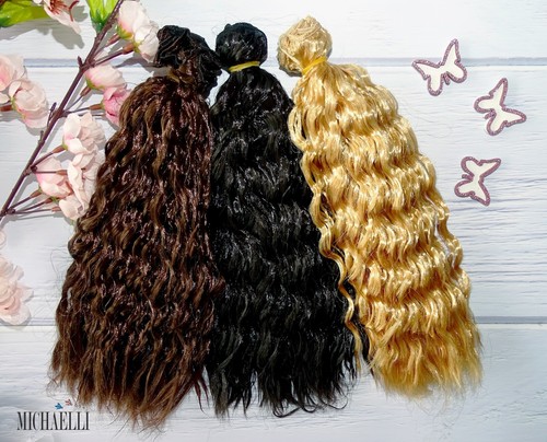 Puppe zubehör haare 25x100 - puppe,