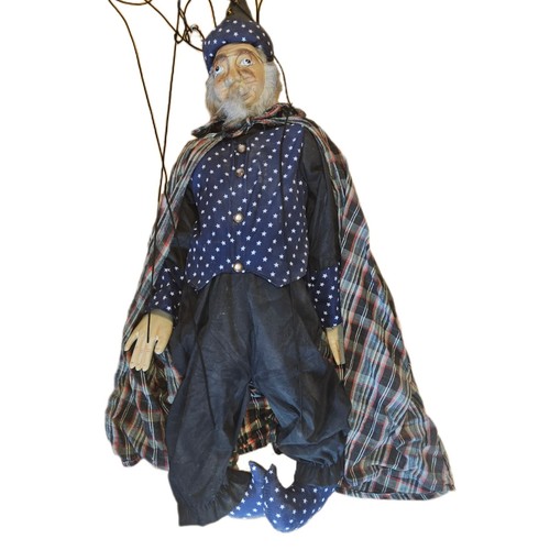 Vintage marionette zauberer - marionette, |