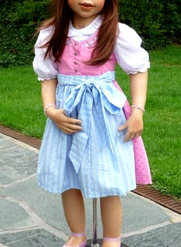 Kleid für künstlerpuppe - kleid,